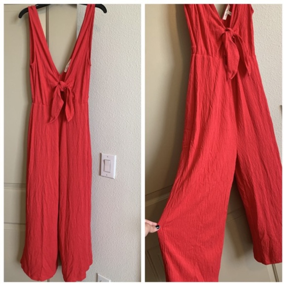 Red Jumper with front tie